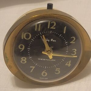 Gold and Black Wall Clock